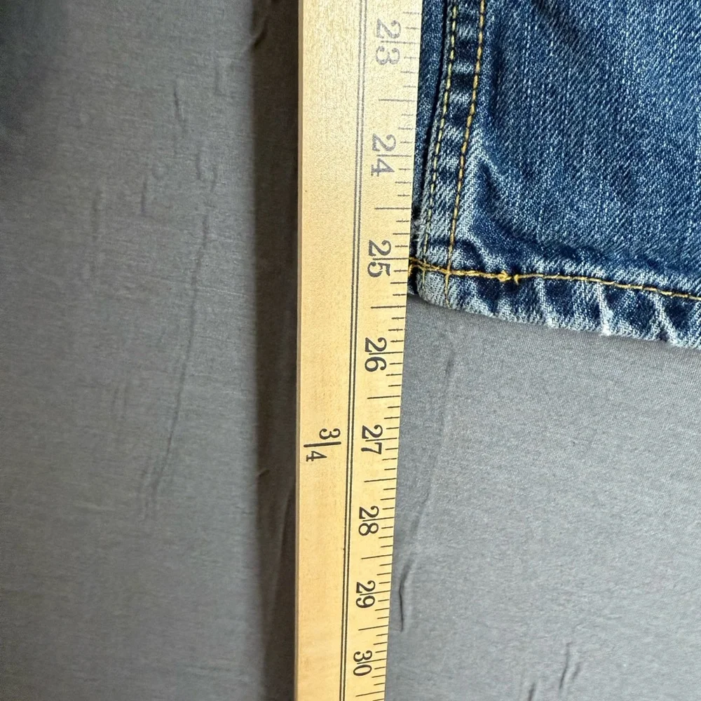 GAP Blue Straight-Leg Jeans with Distressed Details #239 / B6 - Picture 6 of 9